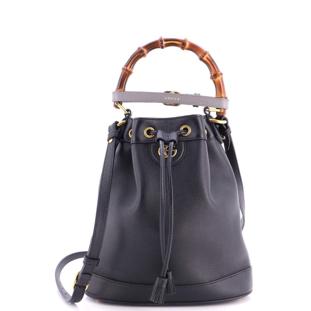 Gucci Small Diana Bucket Bag Leather